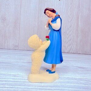 Department 56 Disney Princess Snowbabies "A Rose For Belle" Figurine statue